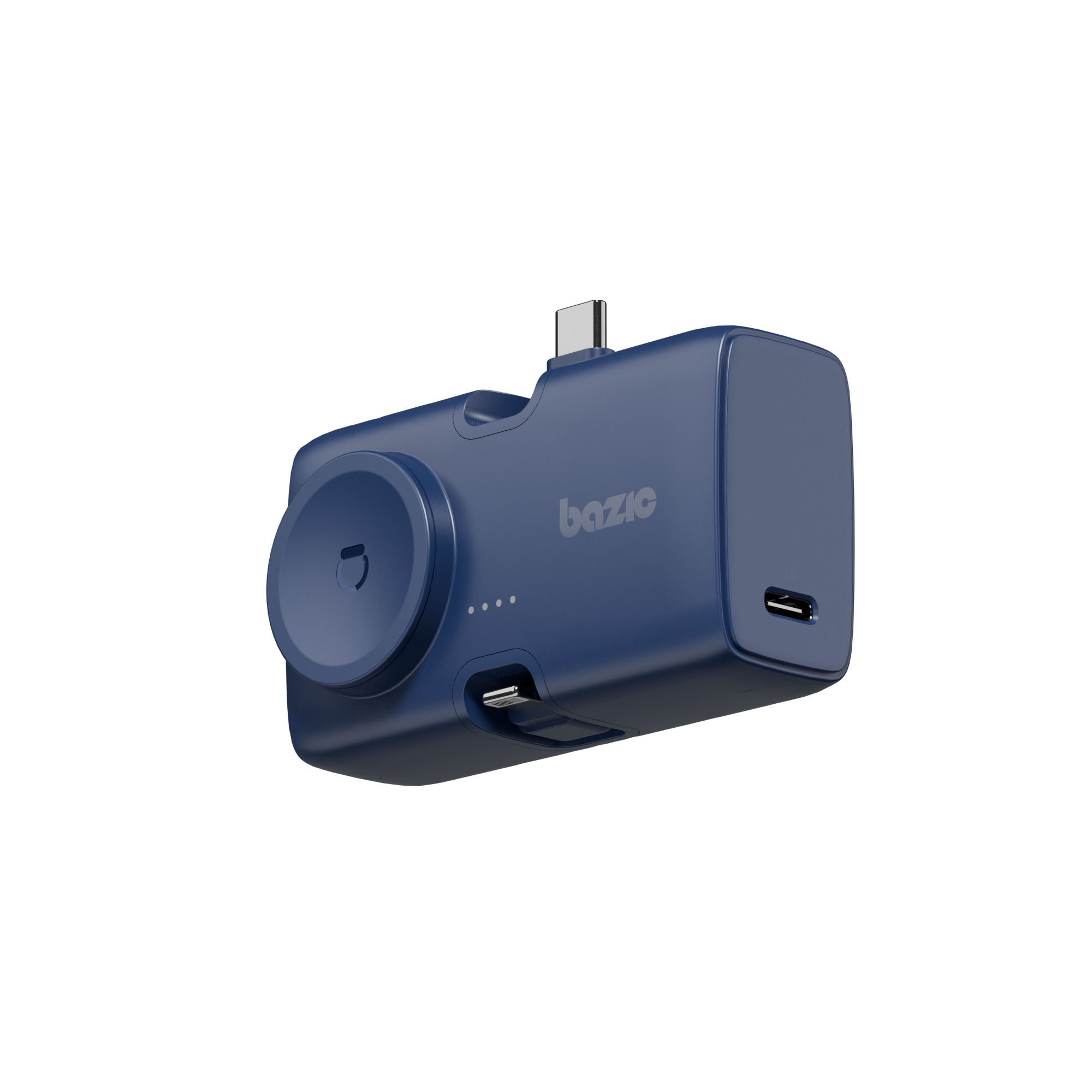 Bazic GoPower Koda, 2in1 5000MAH Foldable Usb-C / Lightning Pin Powerbank with Apple Watch Charger