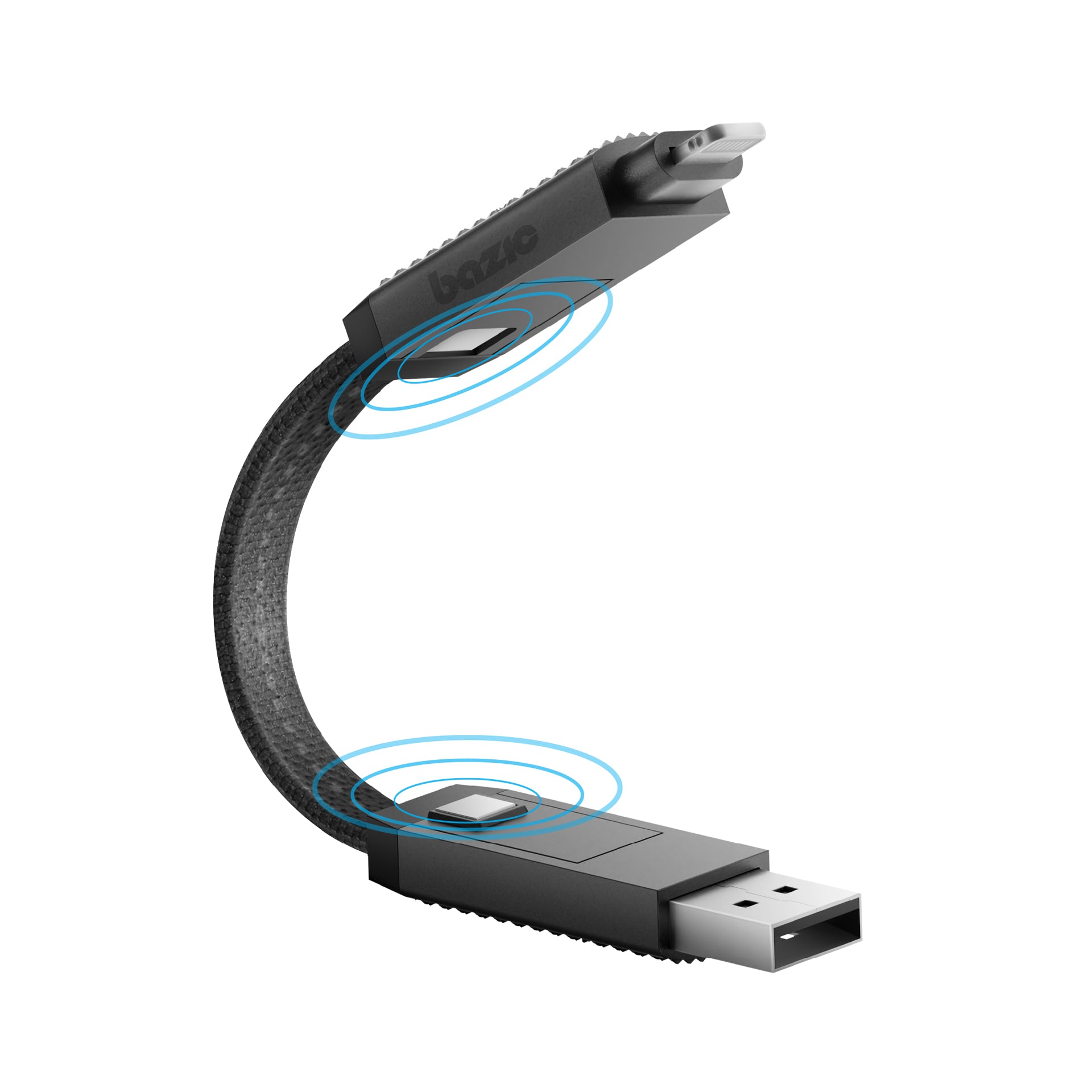 Bazic by Energea GoCharge Alucable 4in1 Aluminum 1m Charging Cable