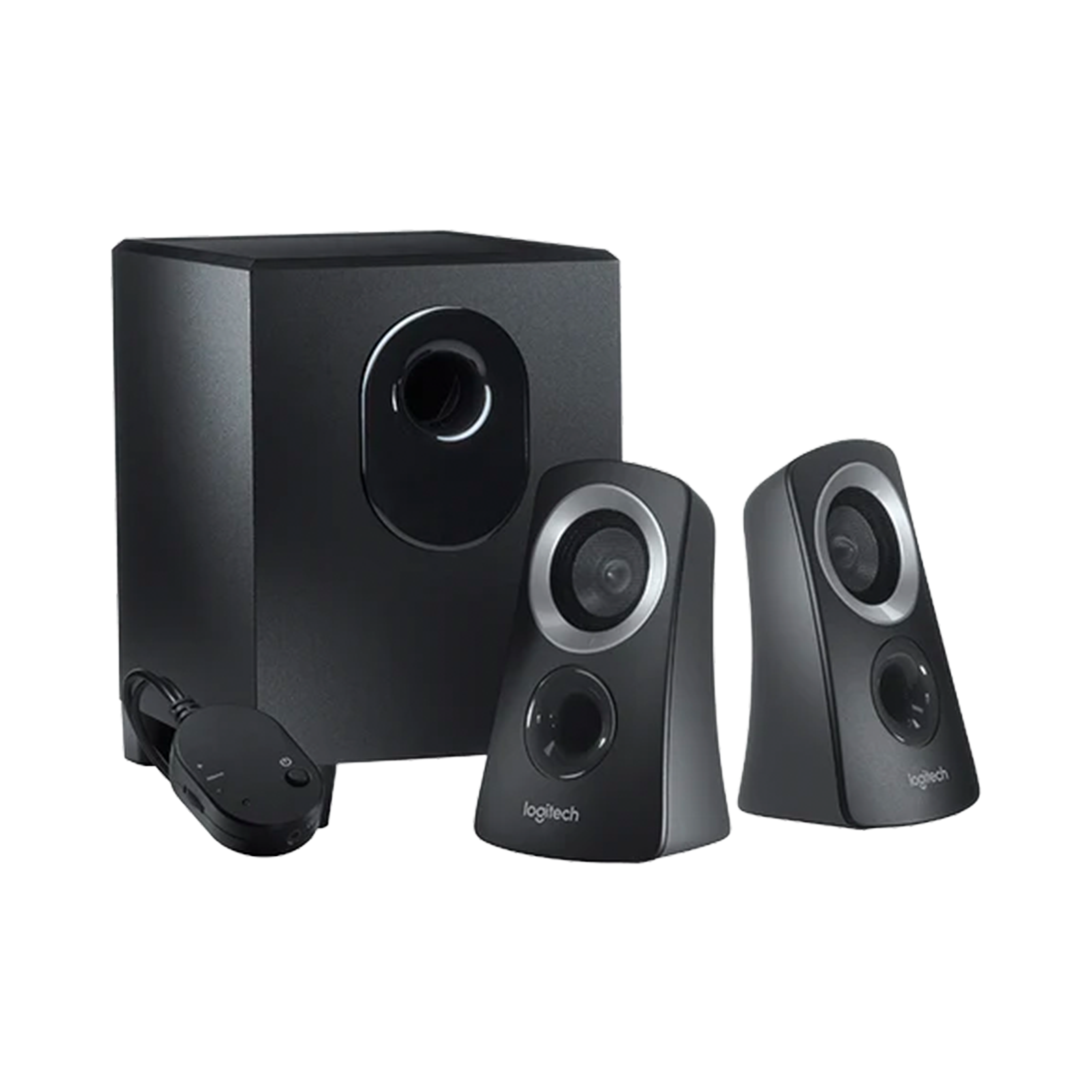 Logitech Z313 Speaker System with Subwoofer, Full Range audio, 50 Watts Peak Power