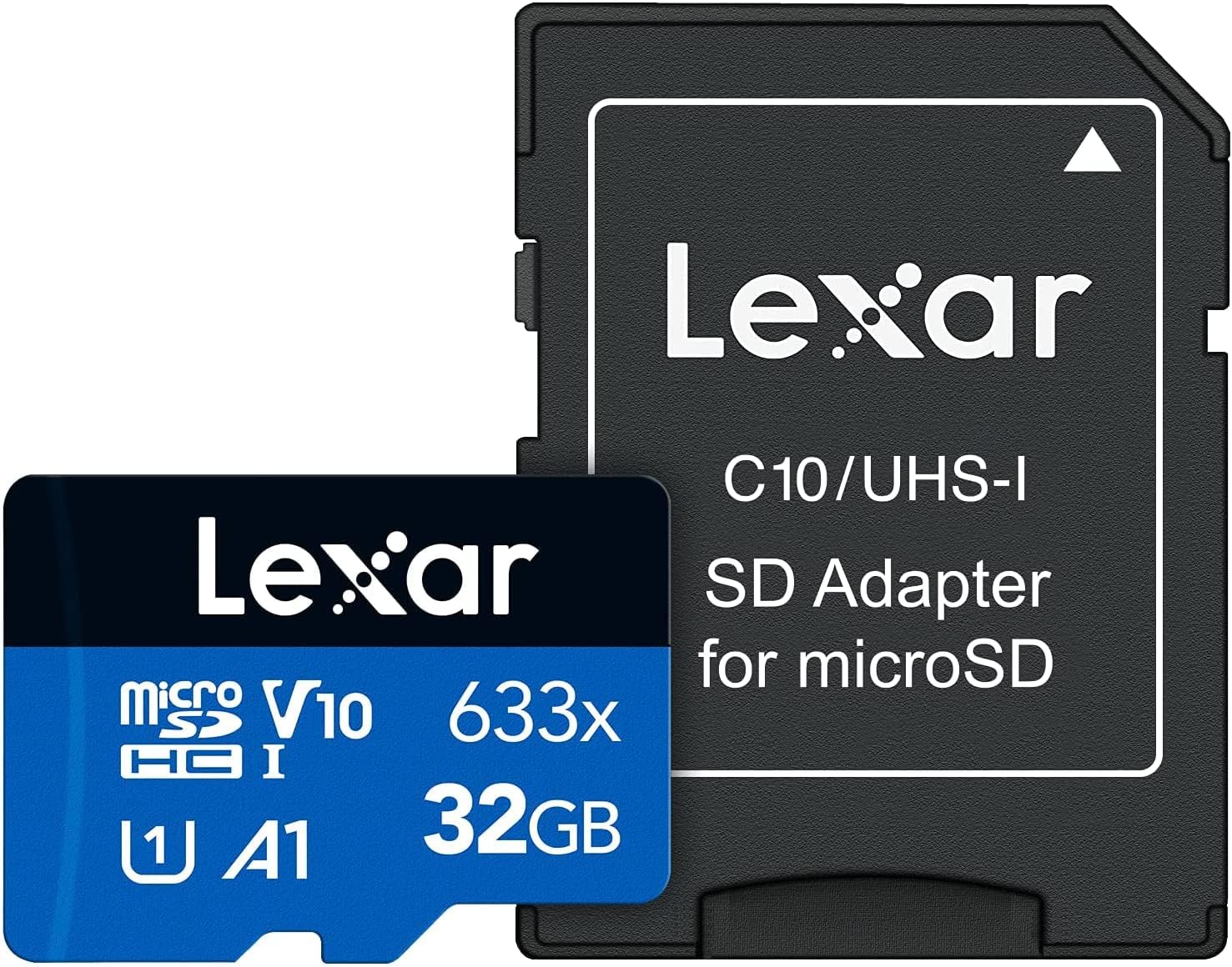 Lexar High-Performance 633x 32GB microSDHC UHS-I Card Blue Series (LMS0633032G-BNNNG)