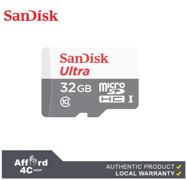 Sandisk Ultra micro SDHC 32GB / 64GB / 128GB SDSQUNR - GN3MN