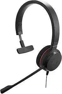Jabra Evolve 20 SE UC Mono USB-C/A Headset with Passive Noise Cancellation