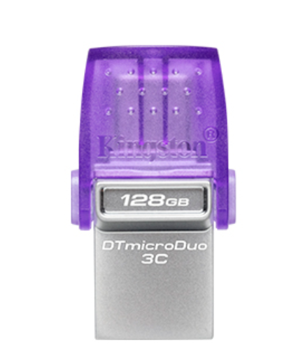Kingston DataTraveler microDuo 3C 64GB/128GB/256GB USB 3.2 Gen 1 USB Flash Drive