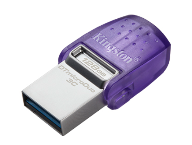 Kingston DataTraveler microDuo 3C 64GB/128GB/256GB USB 3.2 Gen 1 USB Flash Drive