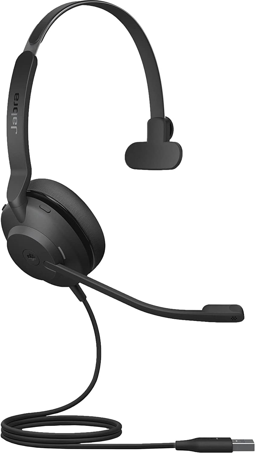 Jabra Evolve2 30 SE UC USB-A Wired Mono Noise-Cancelling Headset - Features 2-Mic Call Technology - Works with All Leading Unified Communications Platforms Such as Zoom and Google Meet