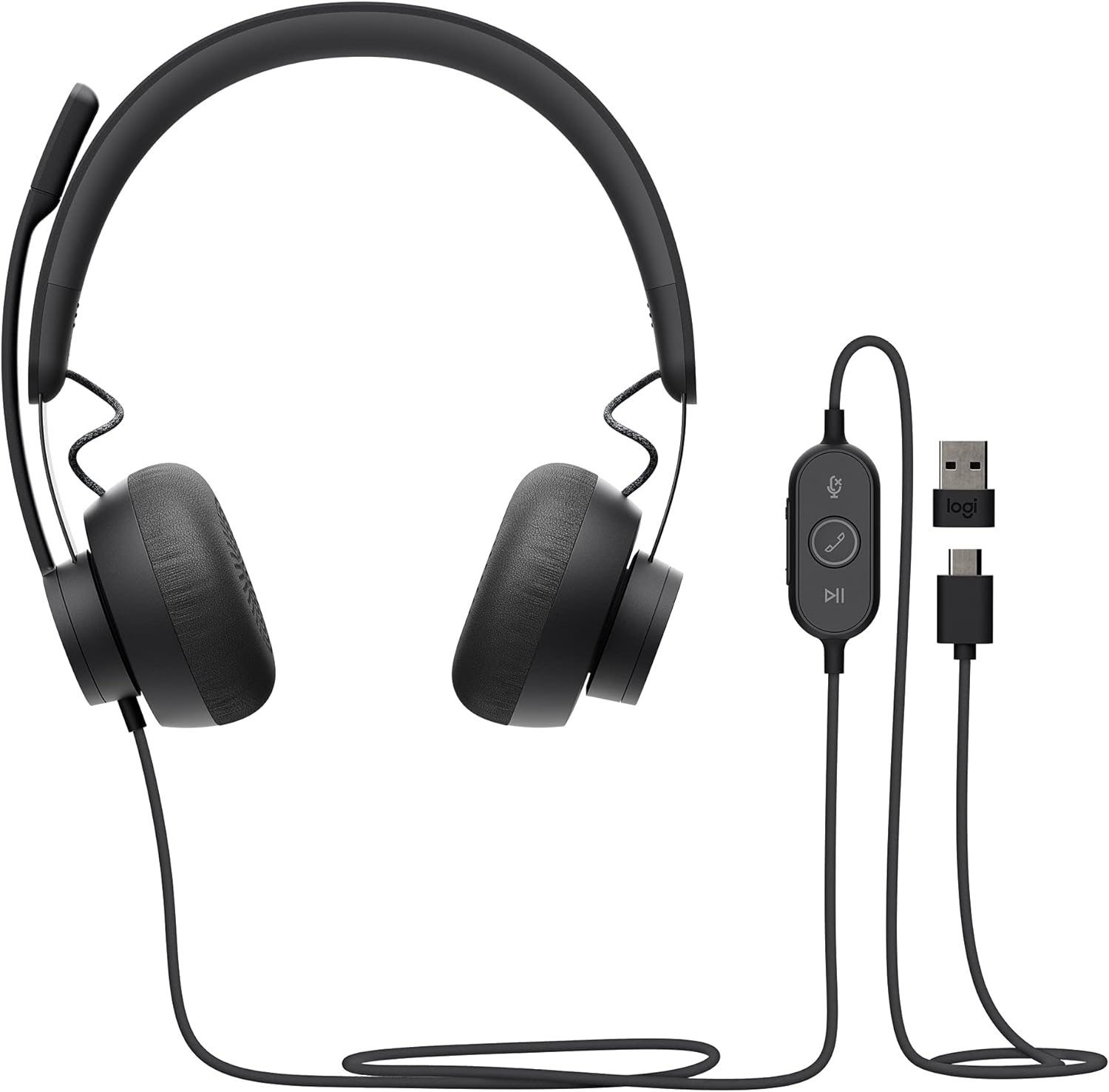 Logitech Zone Wired Headset with Noise Canceling Mic