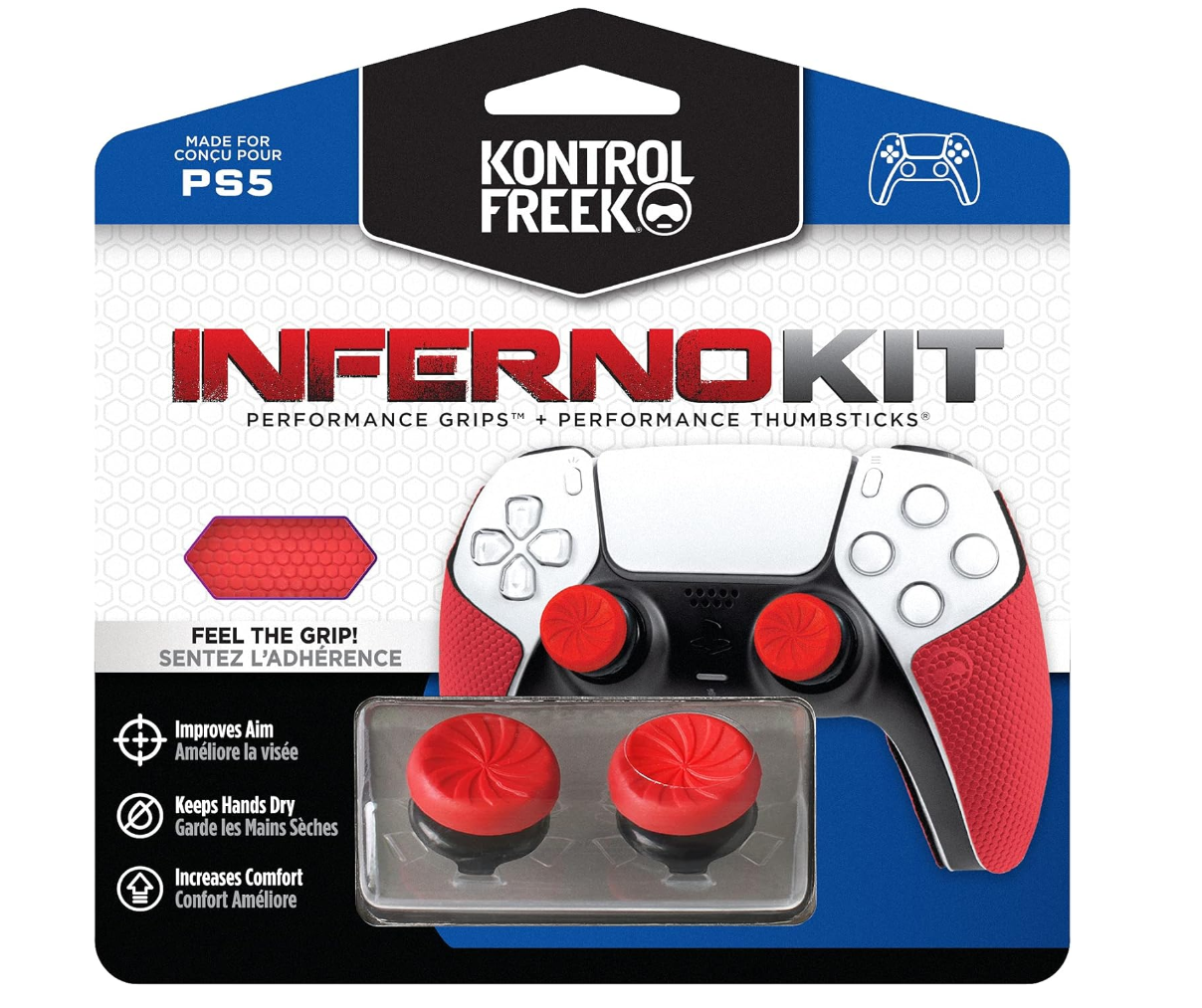 KontrolFreek FPS Freek Inferno Performance Kit for Playstation 5
