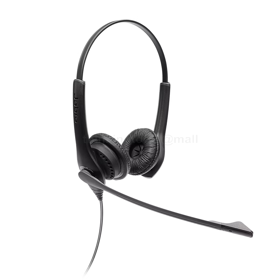 Jabra Biz 1100 EDU Stereo Headphones with Microphone for Students - Noise Cancelling and Hearing Protection Headset, Faux Leather Ear Cushions and 3.5 mm Jack