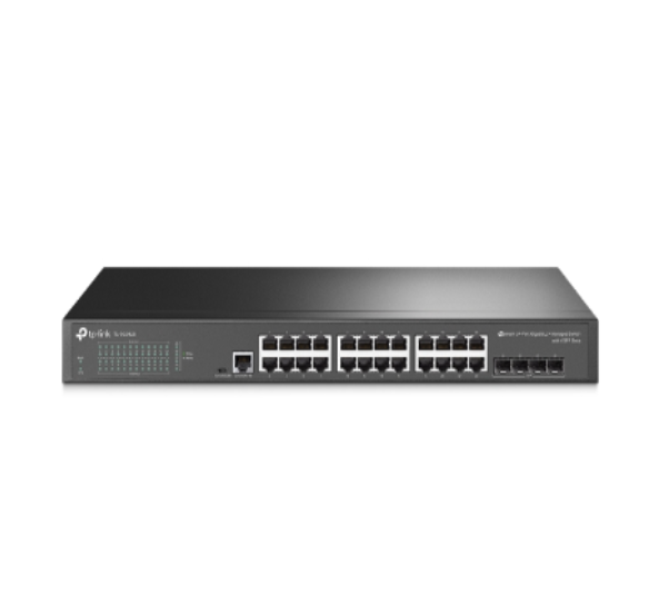 TP-Link TL-SG3428 JetStream 24-Port Gigabit L2+ Managed Switch with 4 SFP Slots