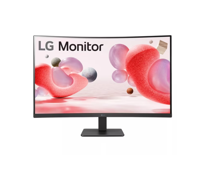 LG 32MR50C-B 32" FHD Curved Monitor 100Hz, AMD FreeSync, OnScreen Control, Dynamic Action Sync, Black Stabilizer, Tilt Stand (HDMI)