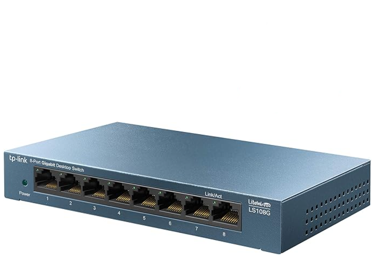 TP-Link LS108G 8-Port Desktop/Wallmount Gigabit Ethernet Switch
