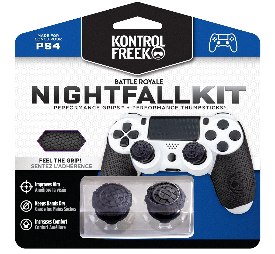KontrolFreek FPS Freek Battle Royale Nightfall Performance Kit for PS5 Black