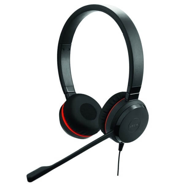 Jabra Evolve 30 II UC USB-C/A or USB-A Stereo Wired Headset/Music Headphones