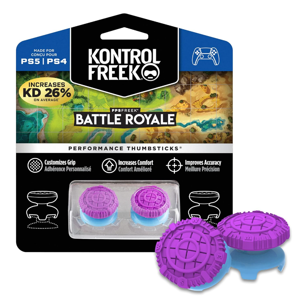 KontrolFreek FPS Freek Battle Royale Performance Thumbsticks for PlayStation PS4 and PS5