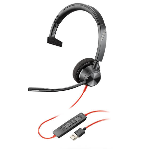 Plantronics Blackwire 3310-M USB-A Mono Headset
