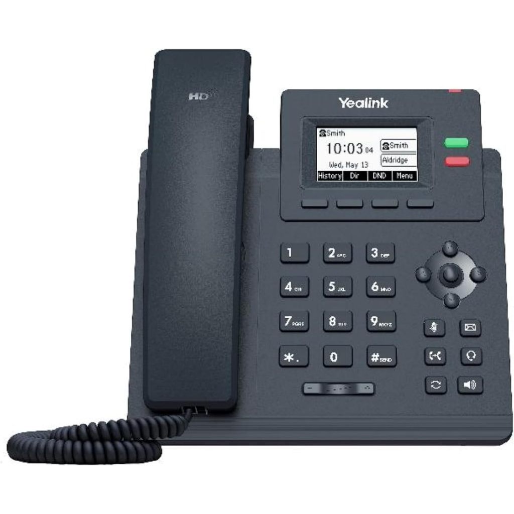 Yealink SIP-T31G IP Corded Desk Landline Phone HD Voice, 5-Way Local Conference, Unified Firmware Power Adapter Included