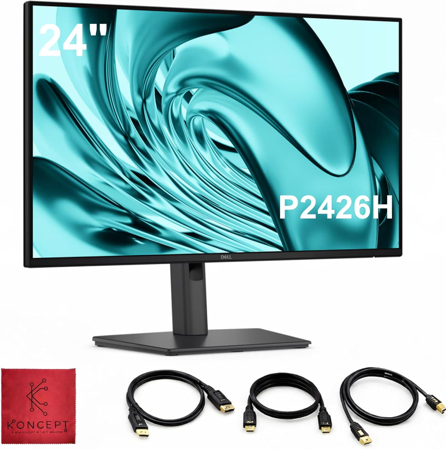 Dell Pro P P2426H 24" FHD 120Hz Business Monitor, USB-C, HDMI, DisplayPort | Anti-Glare 24" (1920×1080) Monitor, Adaptive-Sync, VESA Mount, Dual Front USB-C, Eye Comfort Tech, Slim Bezels, Easy Setup