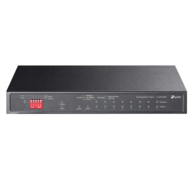 TP-Link TL-SG1210PP 10-Port Gigabit Desktop Switch with 6-Port PoE+ and 2-Port PoE++