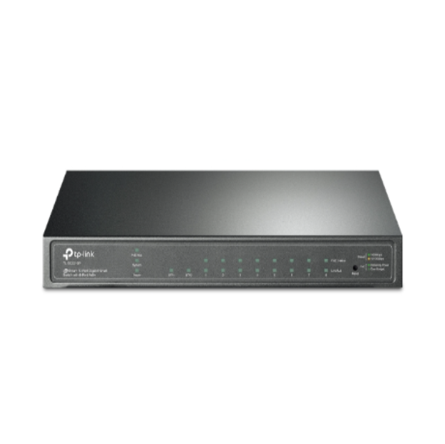 TP-Link TL-SG2210P JetStream 8-Port Gigabit Smart PoE+ Switch with 2 SFP Slots