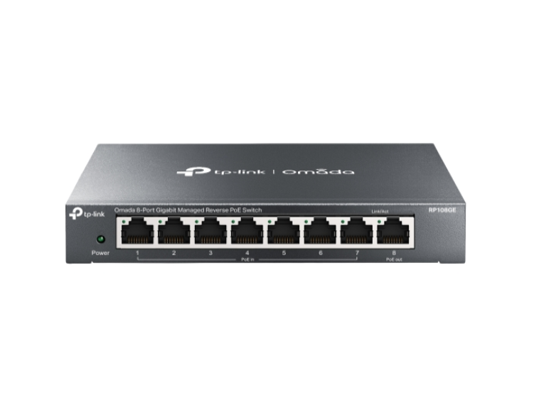 TP-Link TL-RP108GE 8-Port Gigabit Managed Reverse PoE Switch
