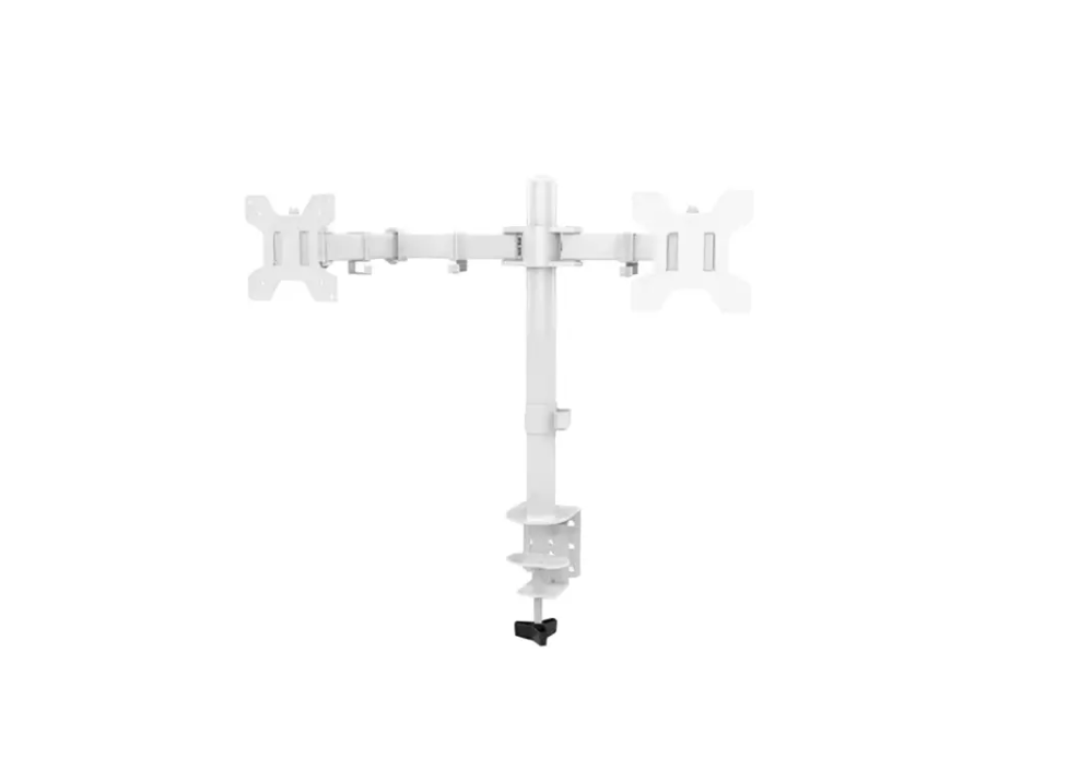 Inplay KMT-2 Dual Arm Monitor Mount 13-27" Fully Adjustable with C Clamp Stand