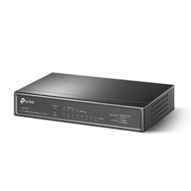 TP-Link TL-SG1008P 8-Port Gigabit Desktop Switch with 4-Port PoE+