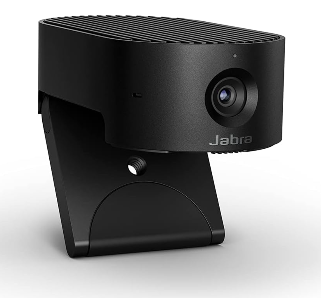 Jabra PanaCast 20 4K Video Conferencing Camera - Flexible Plug & Play Personal Video Solution Webcam with AI-Powered 4K Ultra-HD, Intelligent Zoom, and Lighting Optimization - Black