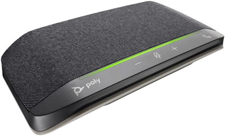HP Poly Sync 10 USB-A USB-C Speakerphone for Teams Zoom Conference Calls
