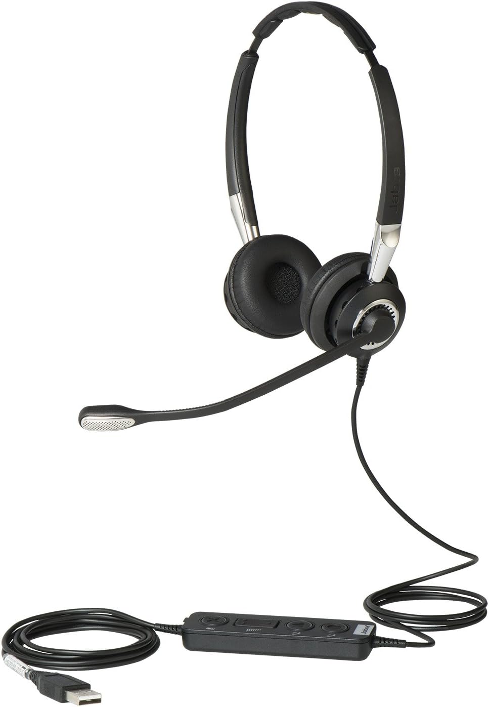 Jabra Biz 2400 II MS Duo Corded Headset, USB, CC
