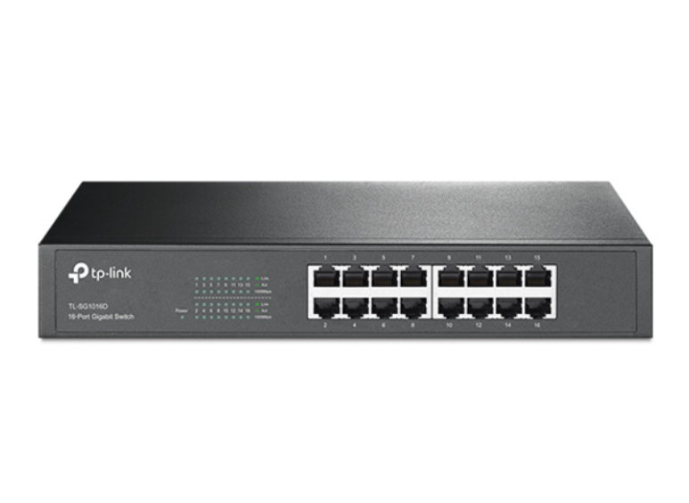 TP-Link TL-SG1016D 16-Port Gigabit Desktop/Rackmount Switch
