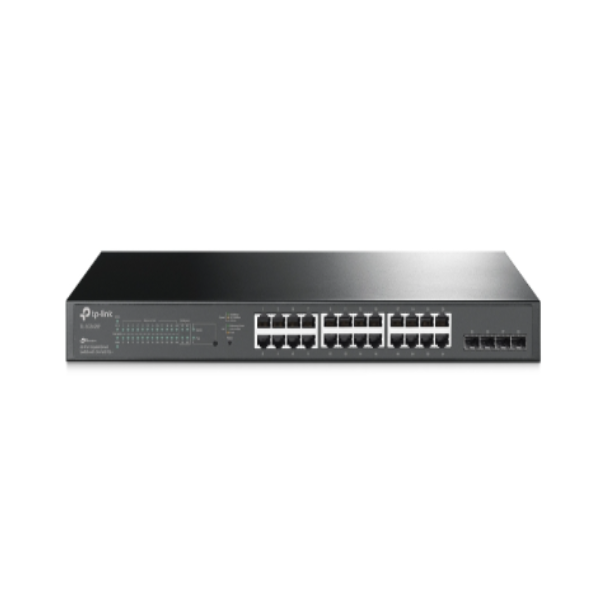 TP-Link TL-SG2428P JetStream 28-Port Gigabit Smart Switch with 24-Port PoE+