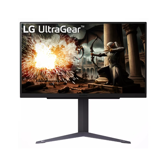 LG 27GS75Q-B 27" UltraGear Gaming Monitor 1440p, 180Hz, 1ms Response Time, IPS Display, HDR 10, NVIDIA G-Sync & AMD FreeSync compatible, Smart Energy Saving, DisplayPort, HDMI