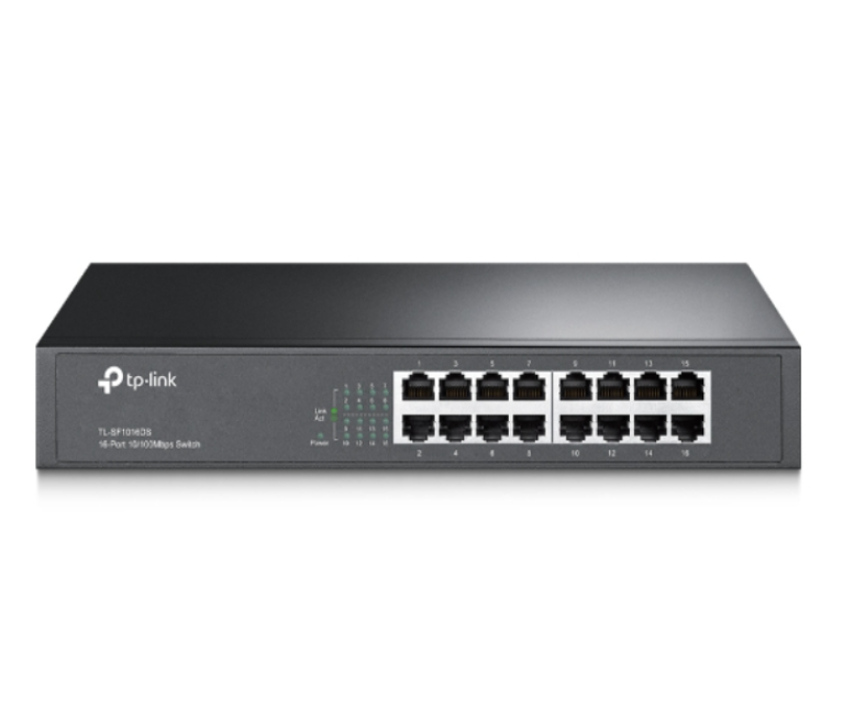 TP-Link TL-SF1016DS 16-Port 10/100Mbps Desktop/Rackmount Switch