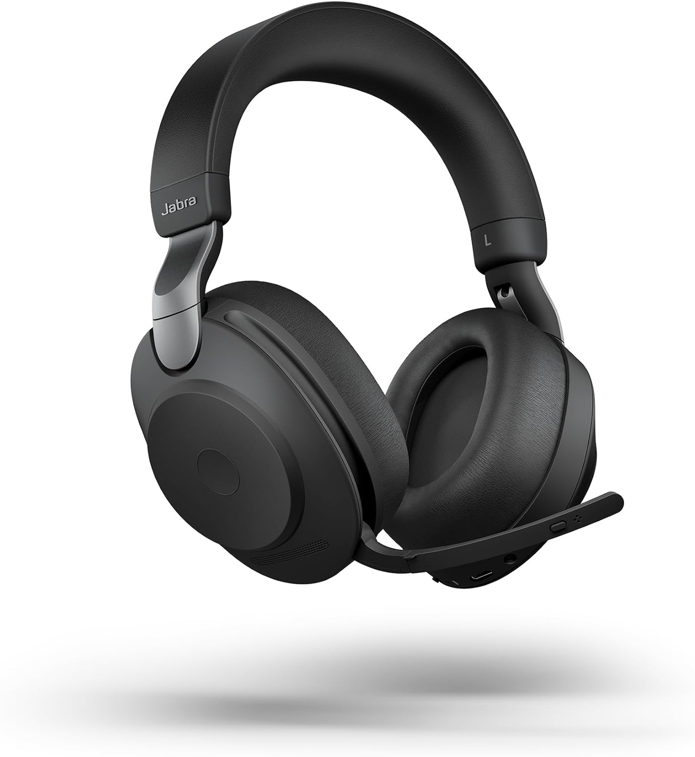 Jabra Evolve2 85 Wireless USB-C Bluetooth Adapter Headset – Noise Cancelling UC Certified Stereo Headphones with Long-Lasting Battery