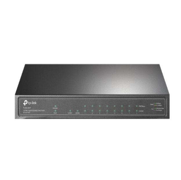 TP-Link TL-SG1210P 10-Port Gigabit Desktop Switch with 8-Port PoE+