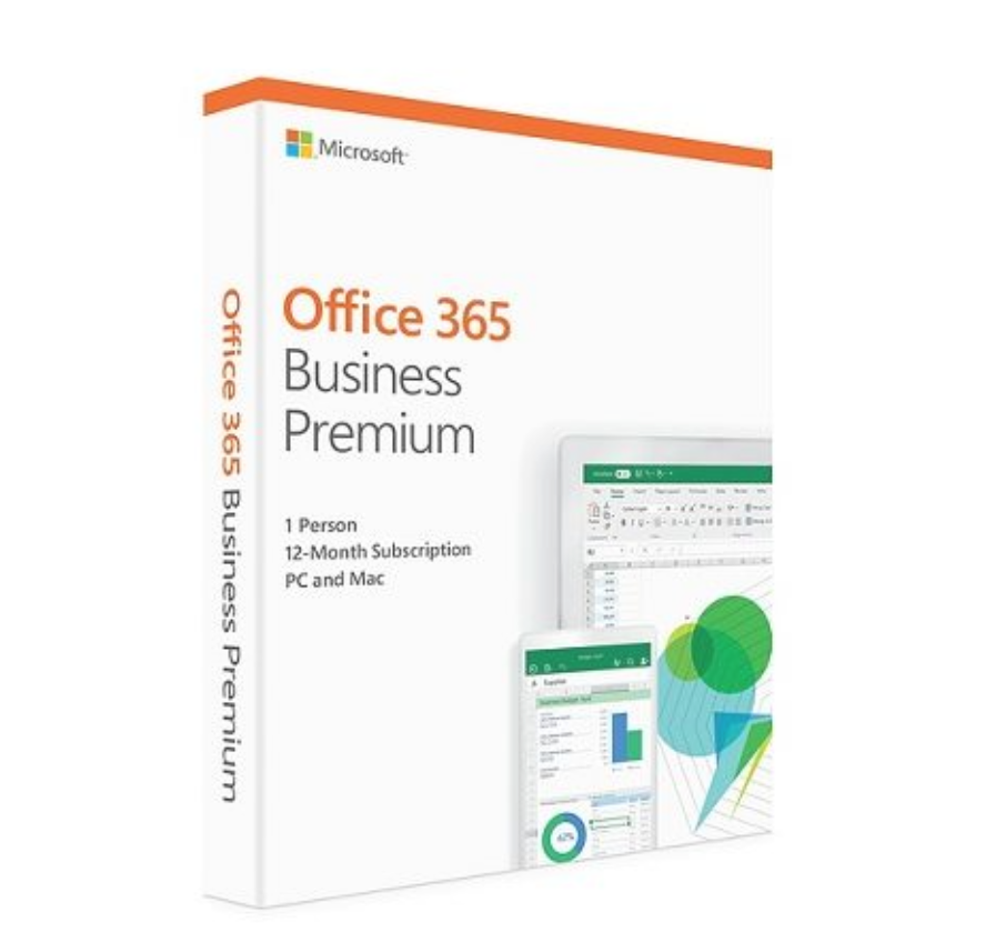 Microsoft Office 365 Business Premium Retail English APAC EM Subscription 1 Year Medialess