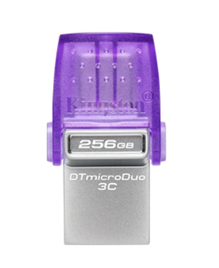 Kingston DataTraveler microDuo 3C 64GB/128GB/256GB USB 3.2 Gen 1 USB Flash Drive