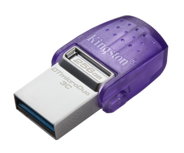 Kingston DataTraveler microDuo 3C 64GB/128GB/256GB USB 3.2 Gen 1 USB Flash Drive