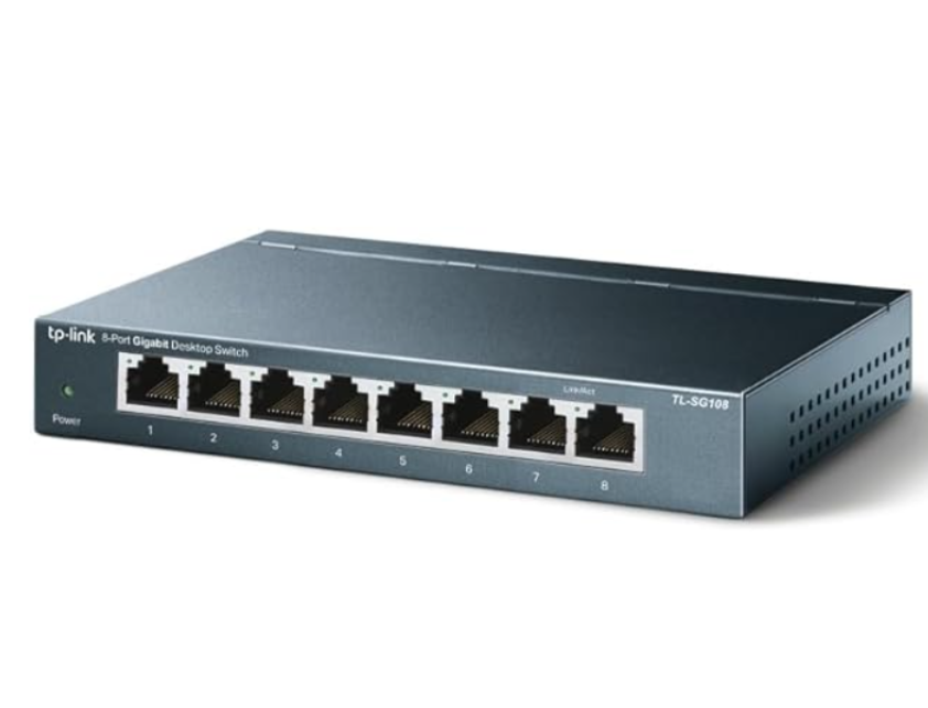 TP-Link TL-SG108 8-Port 10/100/1000Mbps Desktop Switch
