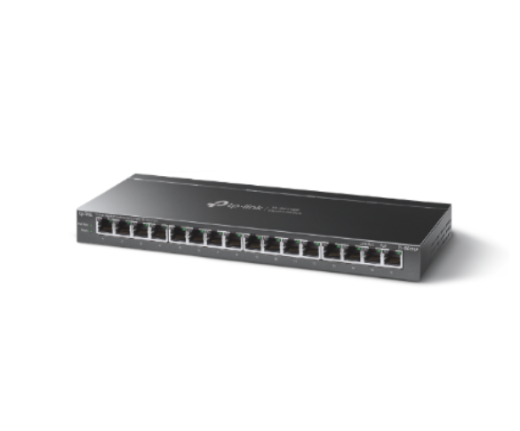 TP-Link TL-SG116P 16-Port Gigabit Desktop Switch with 16-Port PoE+