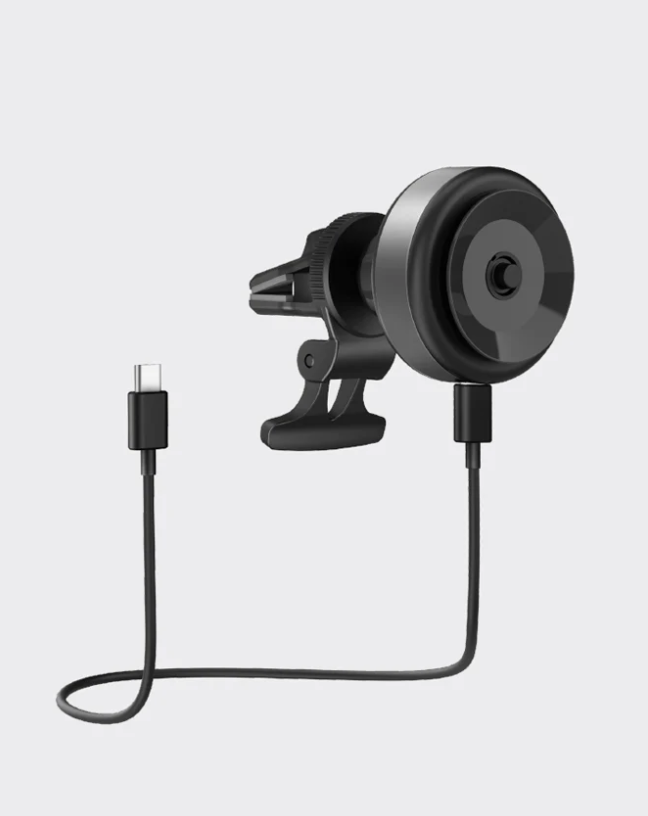 Energea Airlock, Vacuum Phone Mount with 15W Wireless Charging