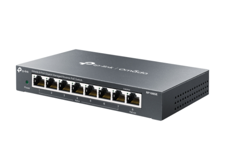 TP-Link TL-RP108GE 8-Port Gigabit Managed Reverse PoE Switch