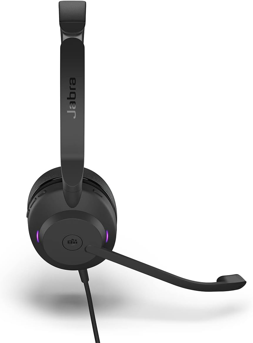 Jabra Evolve2 30 SE UC USB-A Wired Mono Noise-Cancelling Headset - Features 2-Mic Call Technology - Works with All Leading Unified Communications Platforms Such as Zoom and Google Meet