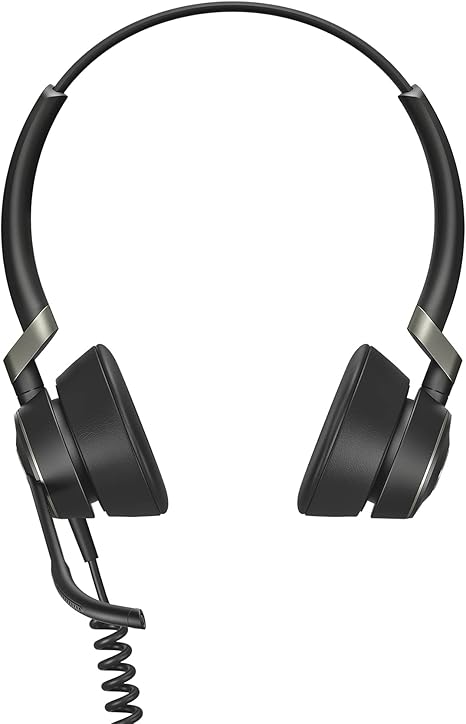 Jabra Engage 50 Stereo Professional Digital Corded Headset, USB-C Bundle With Jabra Engage Link USB A, MS