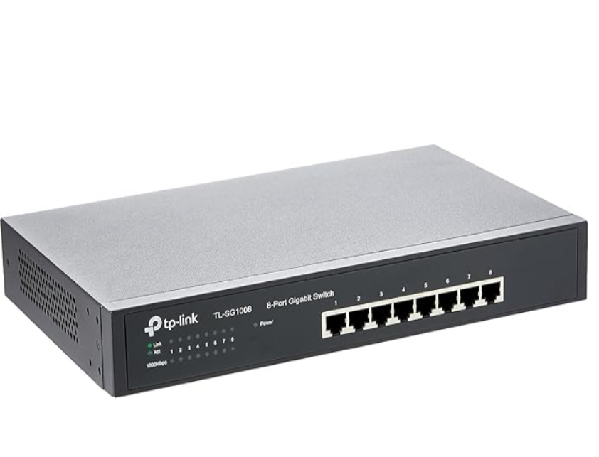 TP-Link TL-SG1008 8-Port Gigabit Desktop/Rackmount Switch