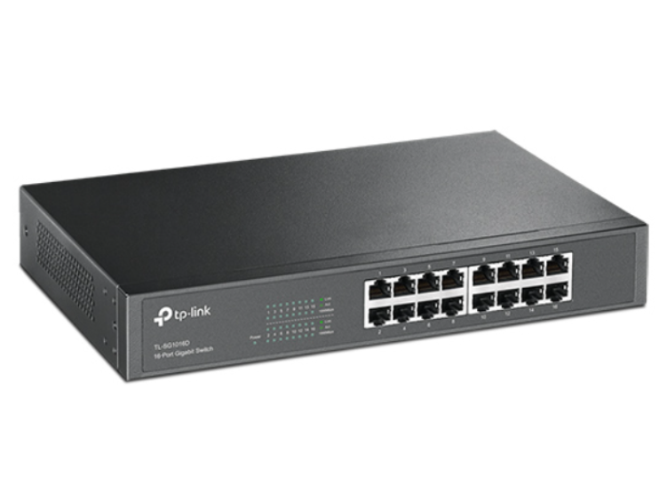 TP-Link TL-SG1016D 16-Port Gigabit Desktop/Rackmount Switch