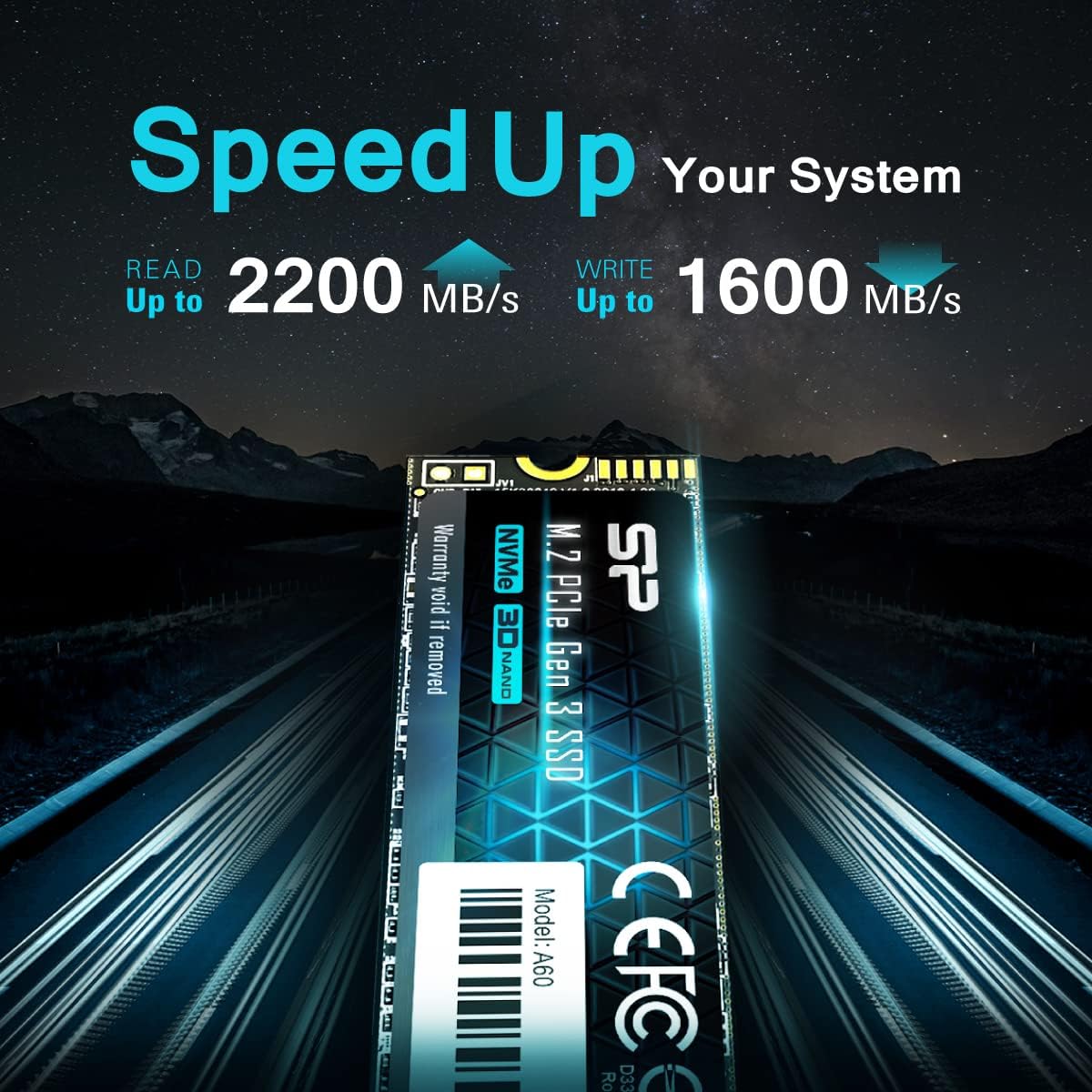 Silicon Power 256GB/512GB- NVMe M.2 PCIe Gen3x4 2280 TLC RW