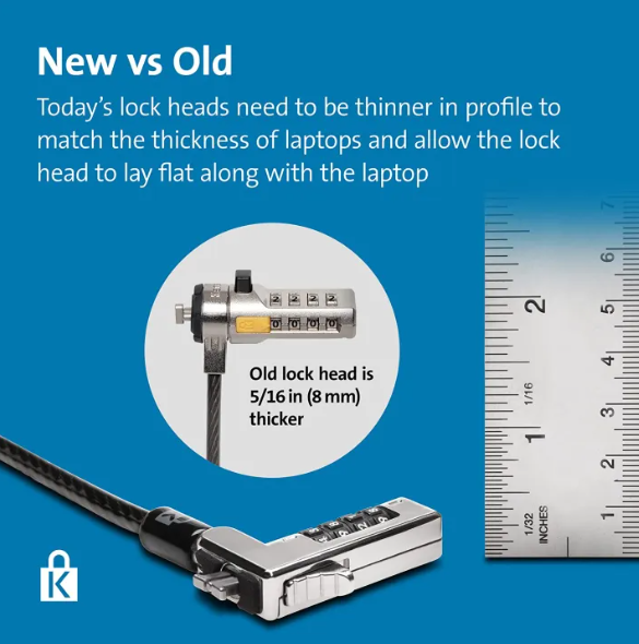 Kensington NanoSaver™ Combination Laptop Lock (Resettable) (K60603WW)