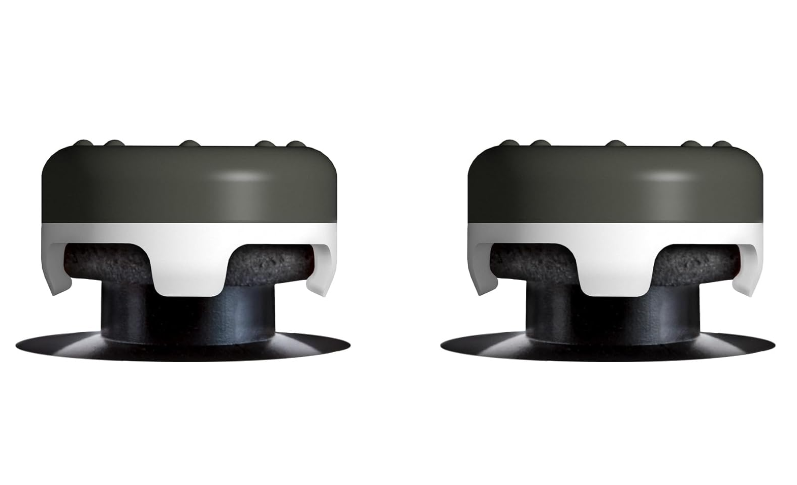 KontrolFreek CQC Classic Performance Thumbstick for Playstation PS4 and PS5 Gray/White