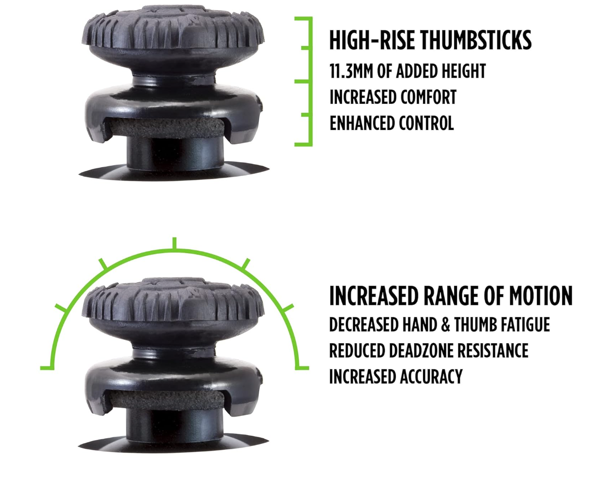 KontrolFreek FPS Freek Battle Royale Nightfall Performance Kit for PS5 Black